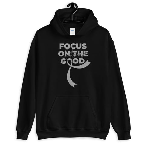 Brain Cancer Awareness Always Focus on the Good Hoodie - The Awareness Store