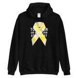 Childhood Cancer Awareness Together We Are at Our Strongest Hoodie - The Awareness Store