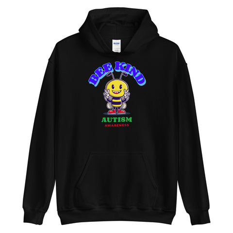 Autism Awareness Bee Kind Hoodie - The Awareness Store