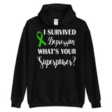 Depression Awareness I Survived, What's Your Superpower? Hoodie