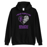 Epilepsy Awareness I Wear Purple Hoodie