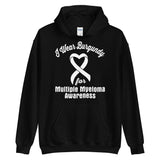 Multiple Myeloma Awareness I Wear Burgundy Hoodie