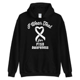 PTSD Awareness I Wear Teal Hoodie - The Awareness Store