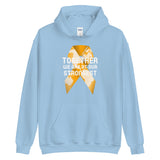 Leukemia Awareness Together We Are at Our Strongest Hoodie