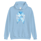 Stomach Cancer Awareness Together We Are at Our Strongest Hoodie - The Awareness Store