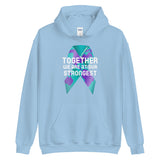 Suicide Awareness Together We Are at Our Strongest Hoodie