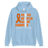 Leukemia Awareness Fighter, Superstar, Warrior, Champion, Hero Hoodie