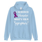 Fibromyalgia Awareness I Survived, What's Your Superpower? Hoodie - The Awareness Store