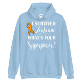 Leukemia Awareness I Survived, What's Your Superpower? Hoodie