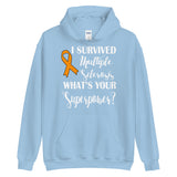 Multiple Sclerosis Awareness I Survived, What's Your Superpower? Hoodie - The Awareness Store