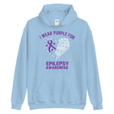 Epilepsy Awareness I Wear Purple Hoodie