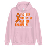 Leukemia Awareness Fighter, Superstar, Warrior, Champion, Hero Hoodie