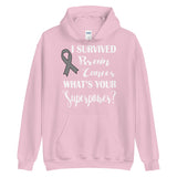 Brain Cancer Awareness I Survived, What's Your Superpower? Hoodie