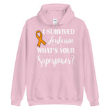 Leukemia Awareness I Survived, What's Your Superpower? Hoodie