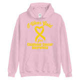 Childhood Cancer Awareness I Wear Gold Hoodie