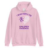 Epilepsy Awareness I Wear Purple Hoodie