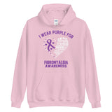 Fibromyalgia Awareness I Wear Purple Hoodie