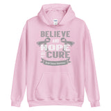 Brain Cancer Awareness Believe & Hope for a Cure Hoodie