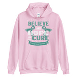 Ovarian Cancer Awareness Believe & Hope for a Cure Hoodie - The Awareness Store