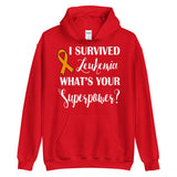 Leukemia Awareness I Survived, What's Your Superpower? Hoodie