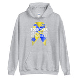 Down Syndrome Awareness Together We Are at Our Strongest Hoodie