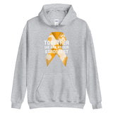 Leukemia Awareness Together We Are at Our Strongest Hoodie