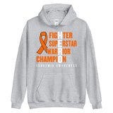 Leukemia Awareness Fighter, Superstar, Warrior, Champion, Hero Hoodie