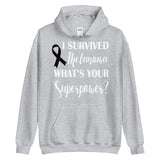 Melanoma Awareness I Survived, What's Your Superpower? Hoodie