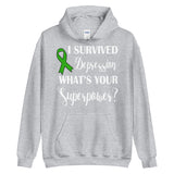Depression Awareness I Survived, What's Your Superpower? Hoodie