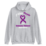 Domestic Violence Awareness I Wear Purple Hoodie
