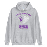 Epilepsy Awareness I Wear Purple Hoodie