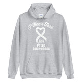 PTSD Awareness I Wear Teal Hoodie - The Awareness Store
