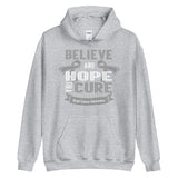 Brain Cancer Awareness Believe & Hope for a Cure Hoodie