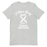 Diabetes Awareness I Wear Gray T-Shirt