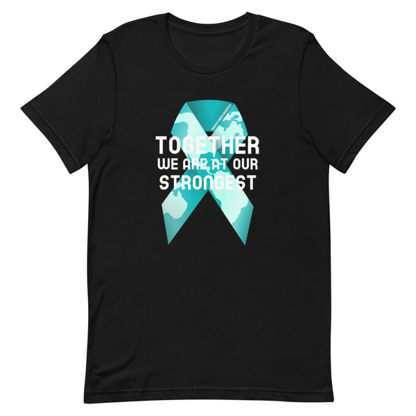Ovarian Cancer Awareness Together We Are at Our Strongest T-Shirt - The Awareness Store