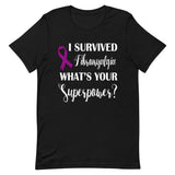 Fibromyalgia Awareness I Survived, What's Your Superpower? T-Shirt - The Awareness Store