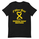 Childhood Cancer Awareness I Wear Gold T-Shirt