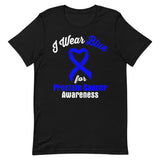 Prostate Cancer Awareness I Wear Blue T-Shirt