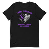 Pancreatic Cancer Awareness I Wear Purple T-Shirt