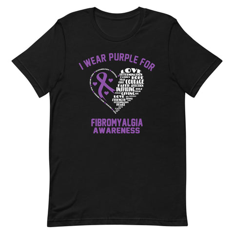 Fibromyalgia Awareness I Wear Purple T-Shirt - The Awareness Store