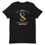 Down Syndrome Awareness I Wear Yellow & Blue T-Shirt - The Awareness Store
