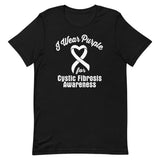 Cystic Fibrosis Awareness I Wear Purple T-Shirt - The Awareness Store