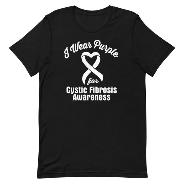 Cystic Fibrosis Awareness I Wear Purple T-Shirt - The Awareness Store