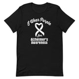 Alzheimer's Awareness I Wear Purple T-Shirt - The Awareness Store