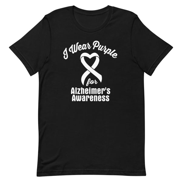 Alzheimer's Awareness I Wear Purple T-Shirt - The Awareness Store