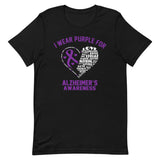 Alzheimer's Awareness I Wear Purple T-Shirt