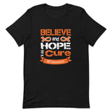 Multiple Sclerosis Awareness Believe & Hope for a Cure T-Shirt - The Awareness Store