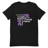 Fibromyalgia Awareness Faith, Hope, Courage T-Shirt