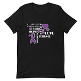 Lupus Awareness Faith, Hope, Courage T-Shirt