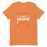 Multiple Sclerosis Awareness Believe & Hope for a Cure T-Shirt - The Awareness Store